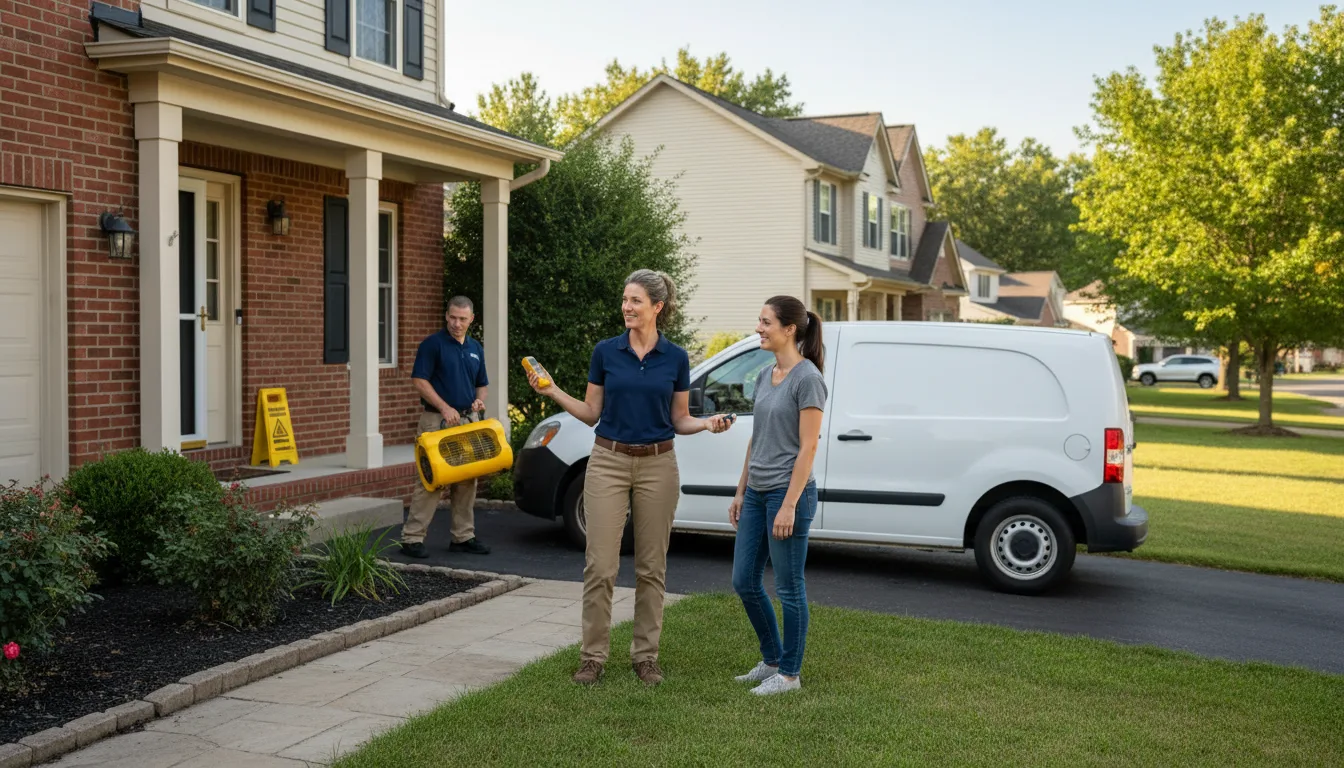 Residential water damage restoration in Killeen, TX